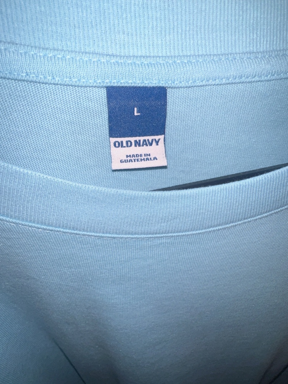 NWT Old Navy Women’s Light Blue T-Shirt Dress Size Large Soft Casual Crew Neck - Picture 2 of 5